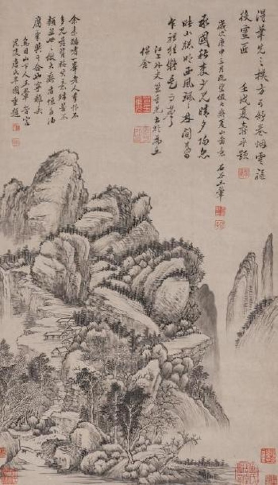 Landscape by Wang Hui