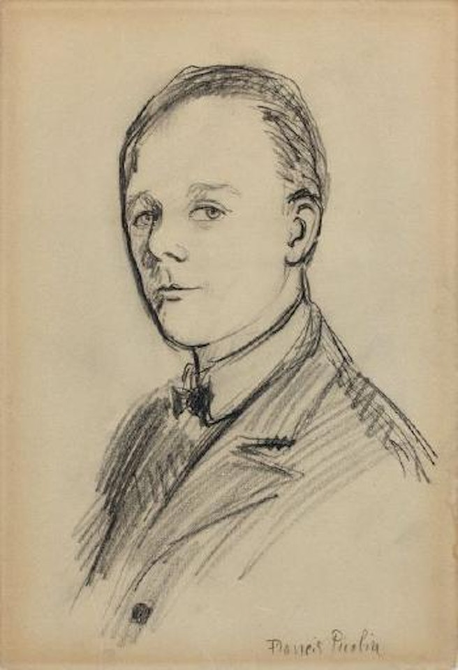 Portrait en buste de Jean Börlin, danseur et chorégraphe suédois by Francis Picabia