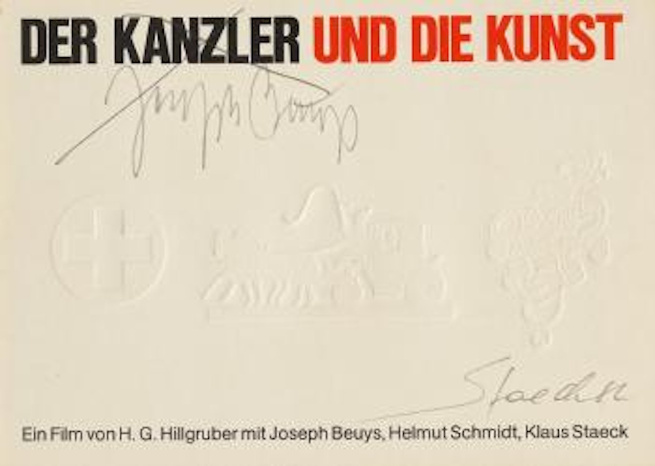 Der Kanzler und die Kunst by Joseph Beuys