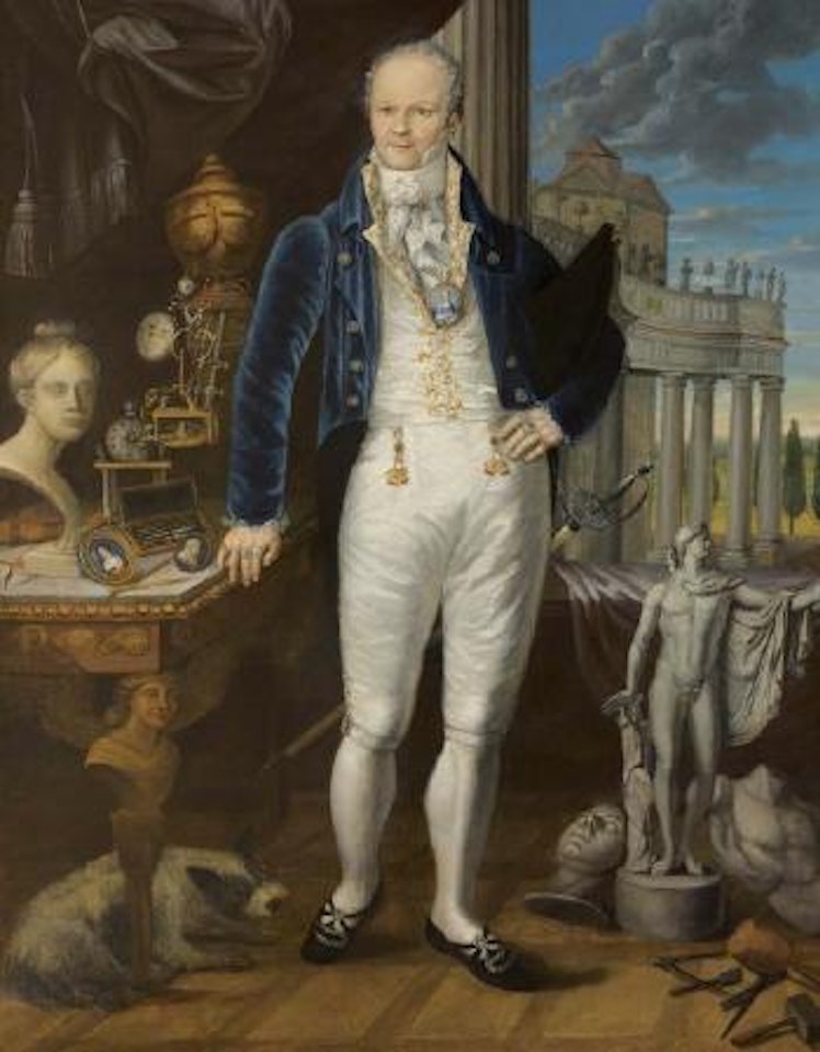 Portrait d'un gentilhomme érudit by English School