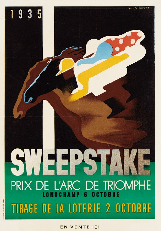 Sweepstake by Cassandre (Adolphe Jean-Marie Mouron)