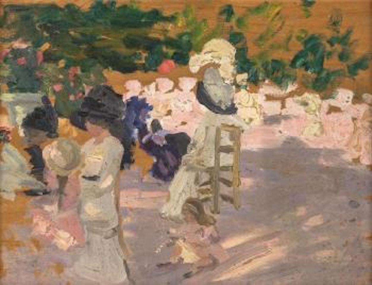 In the Luxembourg Gardens by Ethel Carrick Fox