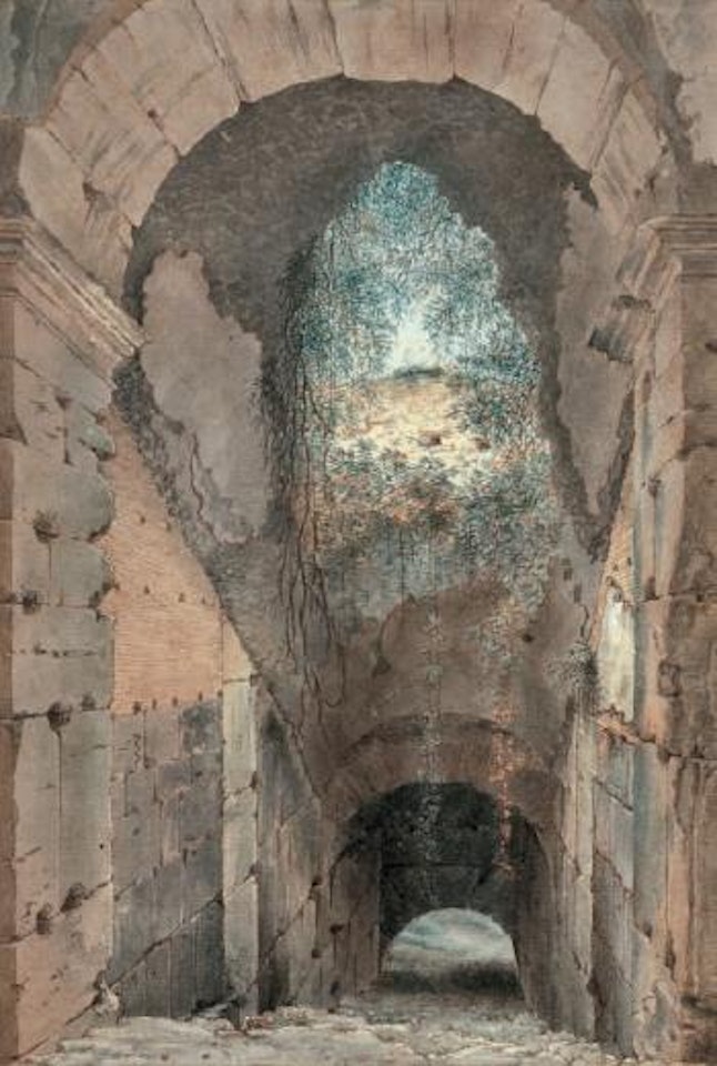 Ruine d'un escalier romain by Victor Jean Nicolle