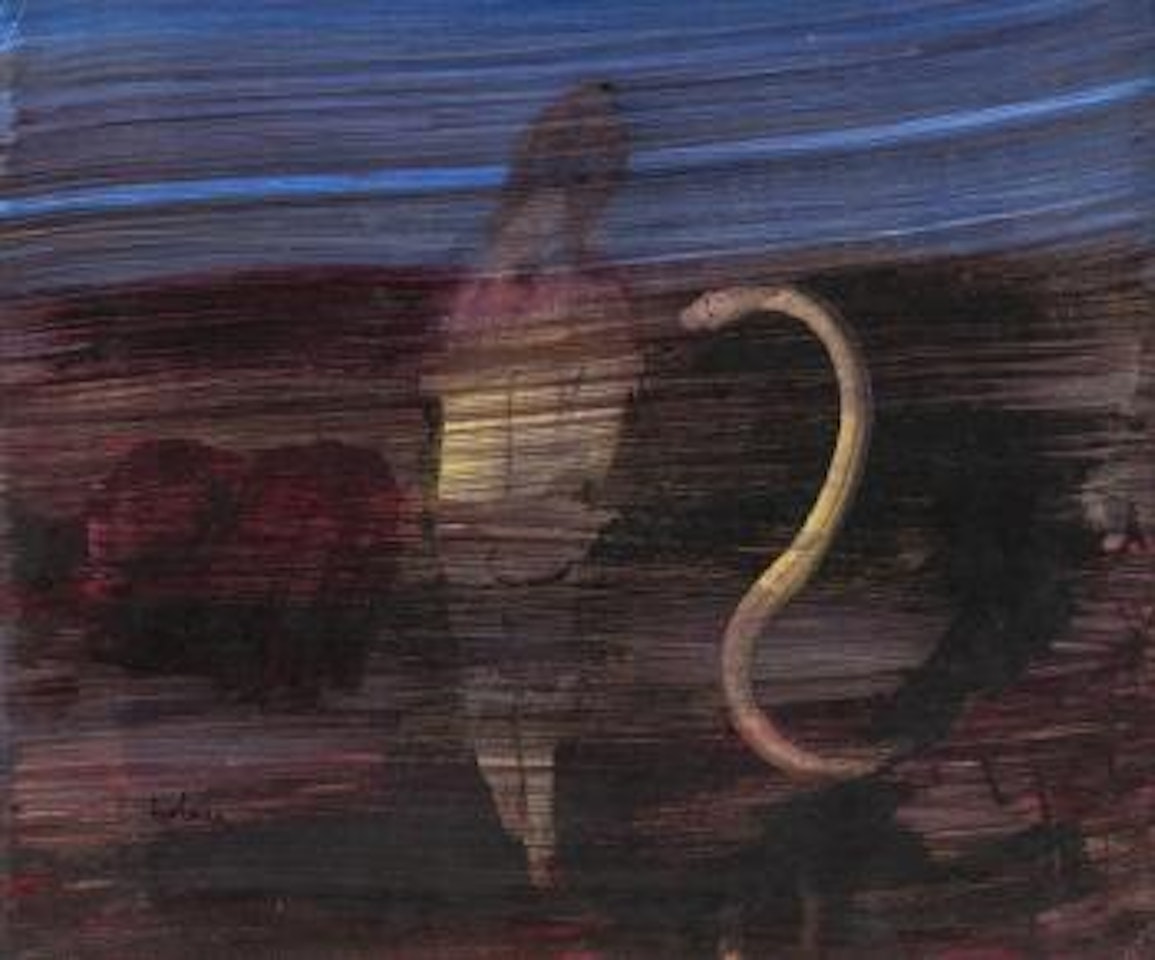 Mrs Fraser and serpent by Sidney Nolan