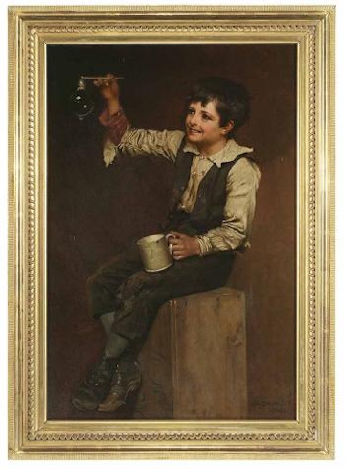 Blowing Bubbles by John George Brown