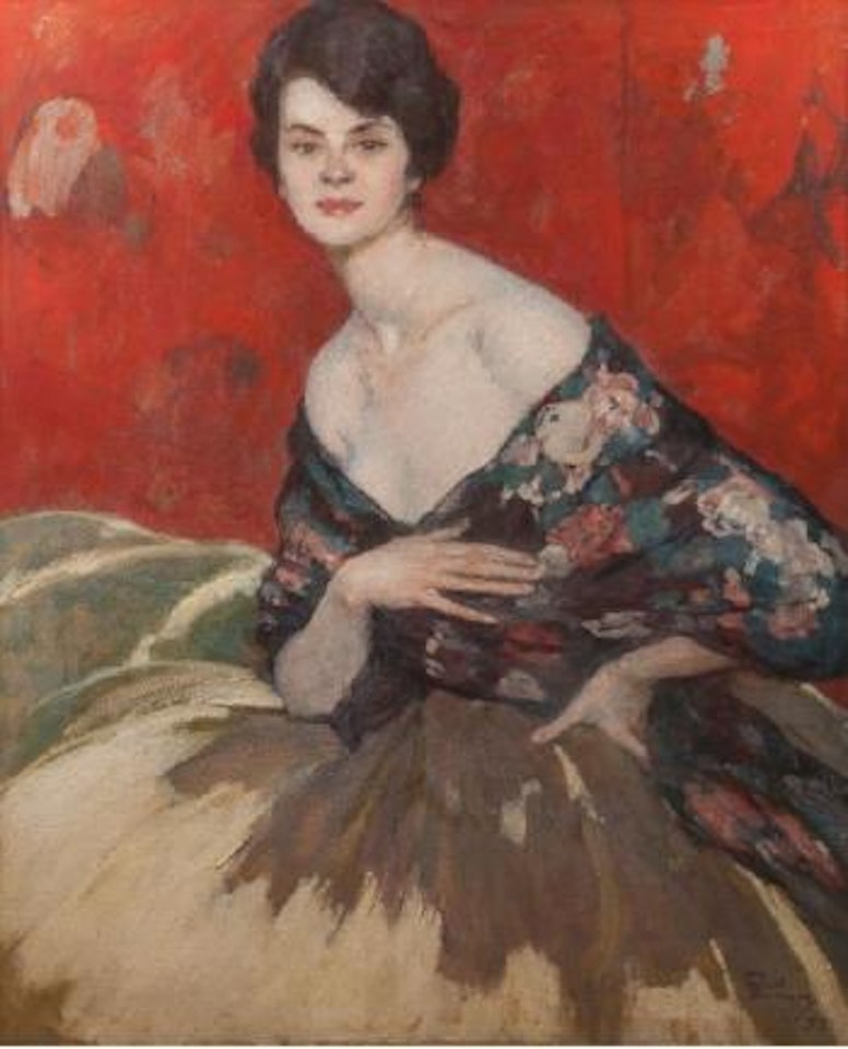 Portrait d'élégante by Jean Gabriel Domergue