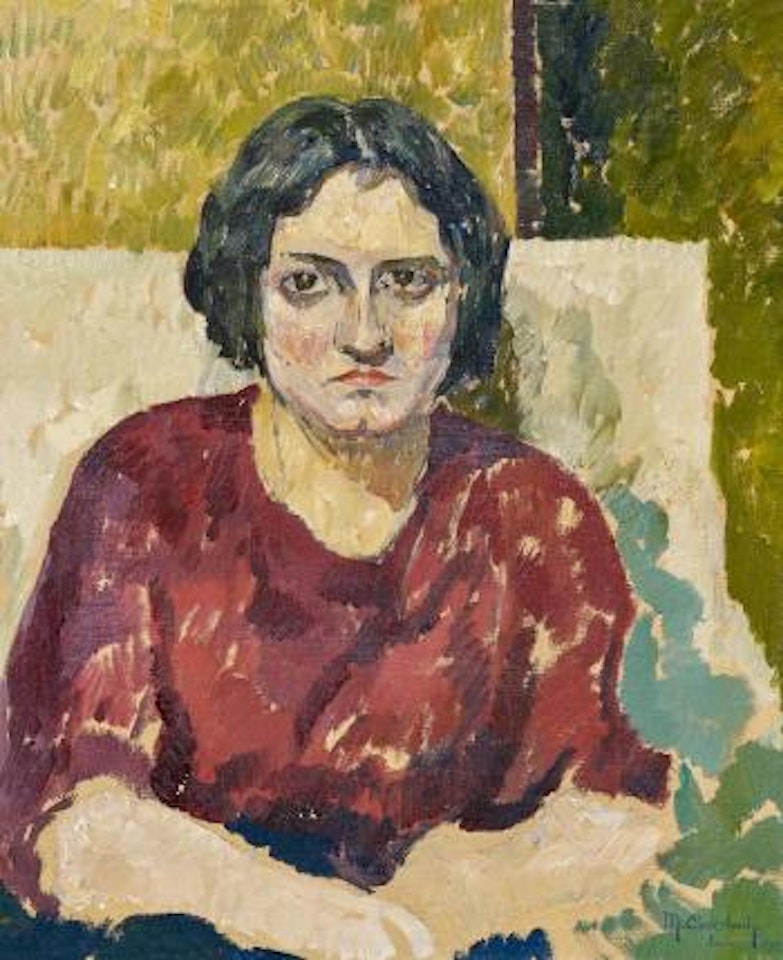 Damenportrait by Max Clarenbach