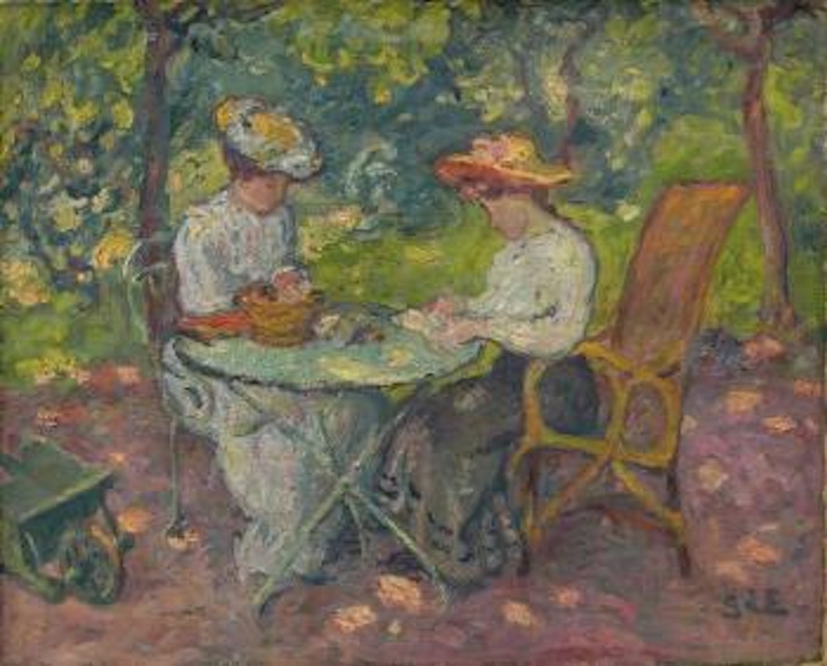 Deux femmes attablées by Georges d’Espagnat