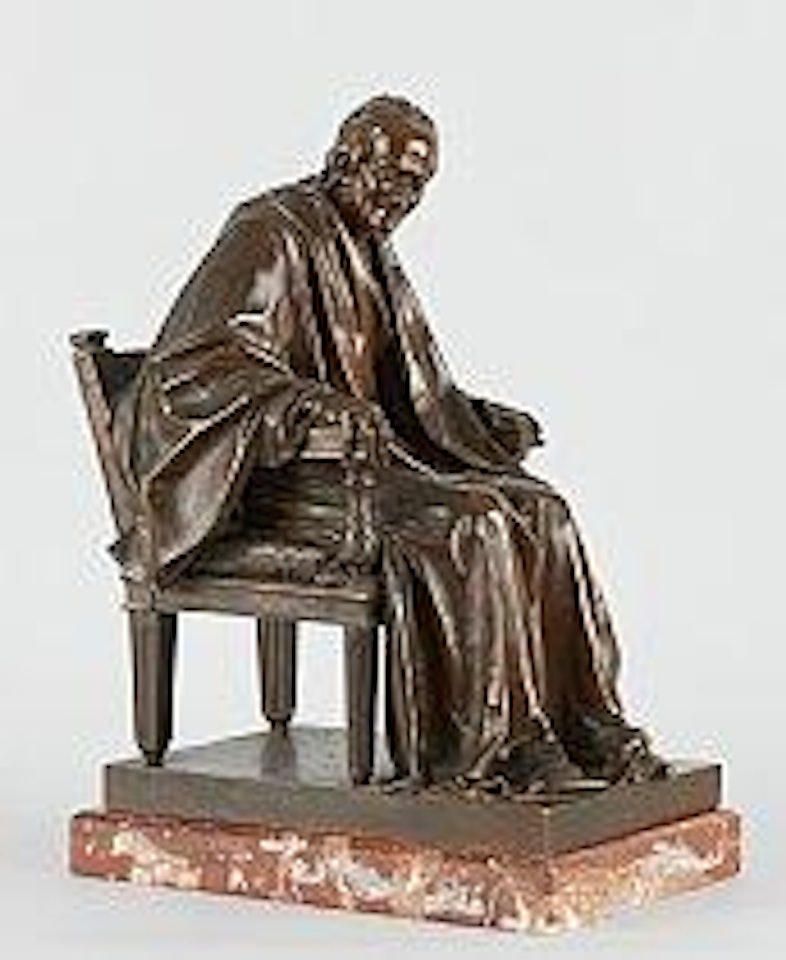 Voltaire assis (réduction N° 4) by Jean-Antoine Houdon