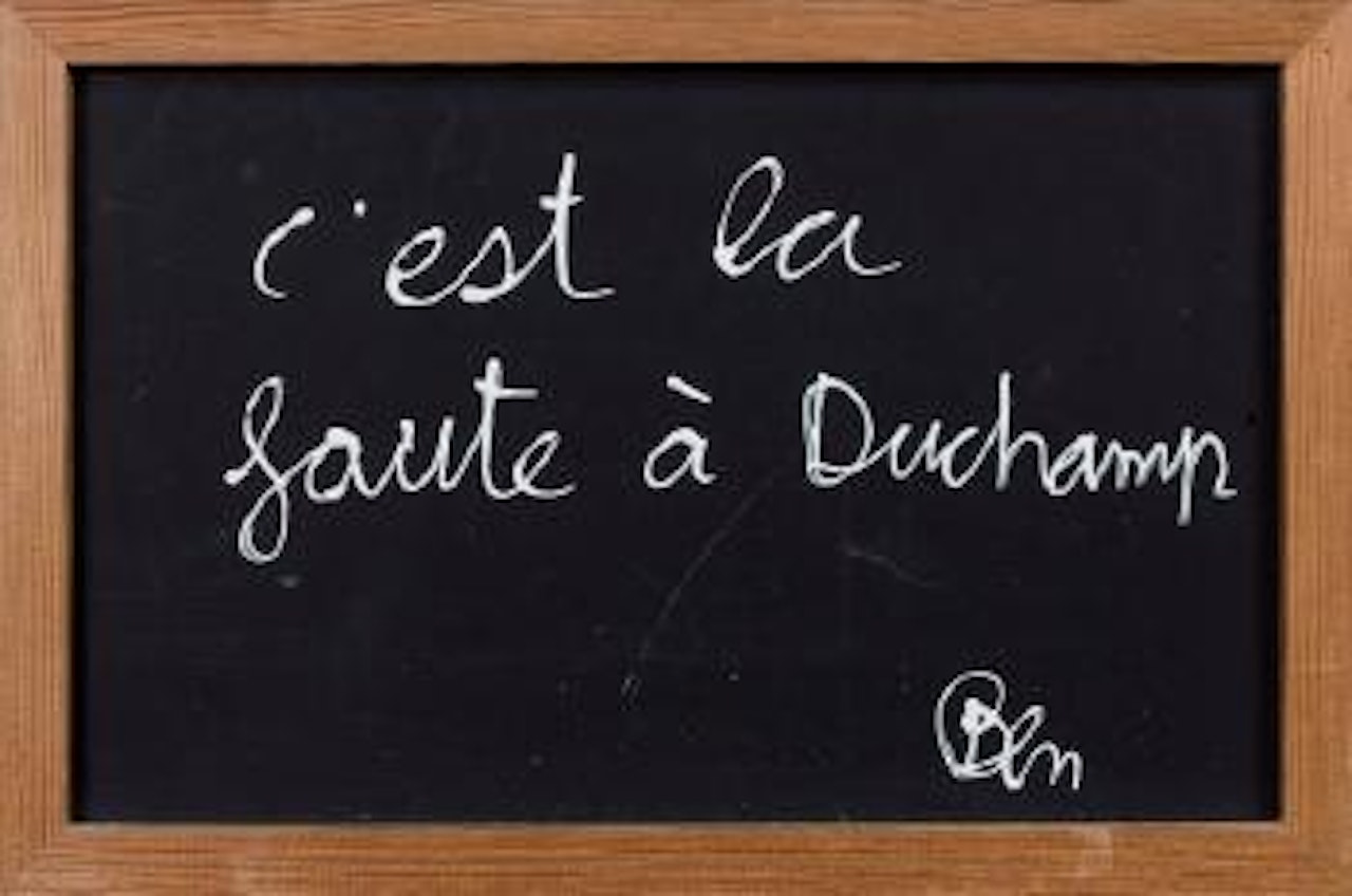 C'est la faute à Duchamp by Ben Vautier