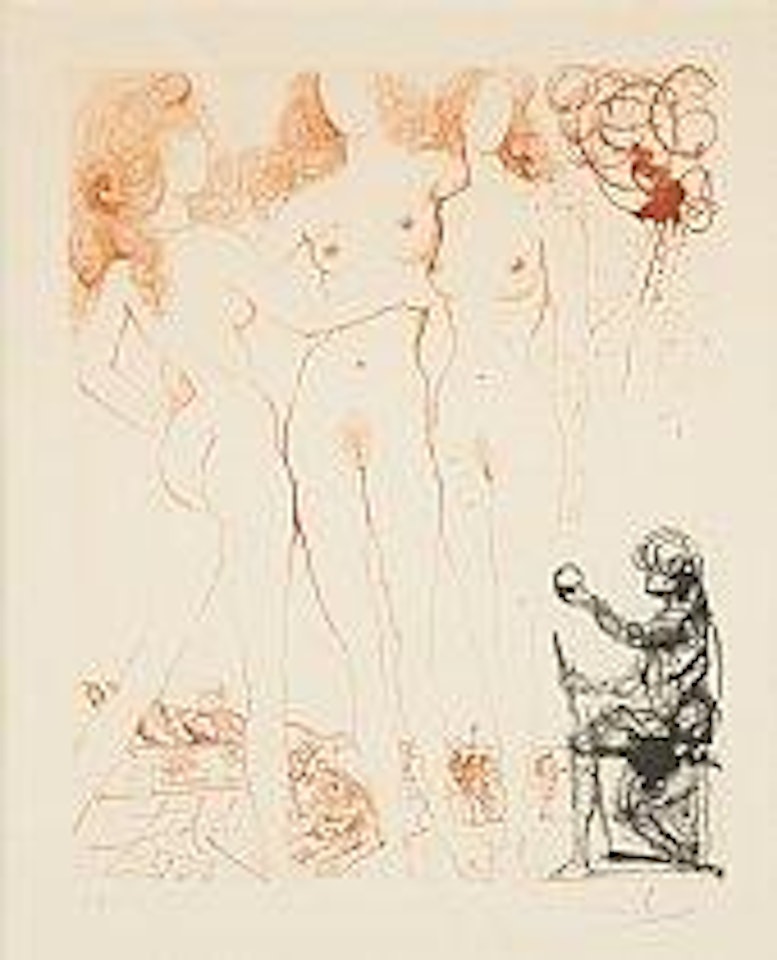 Le jugement de Pâris by Salvador Dali