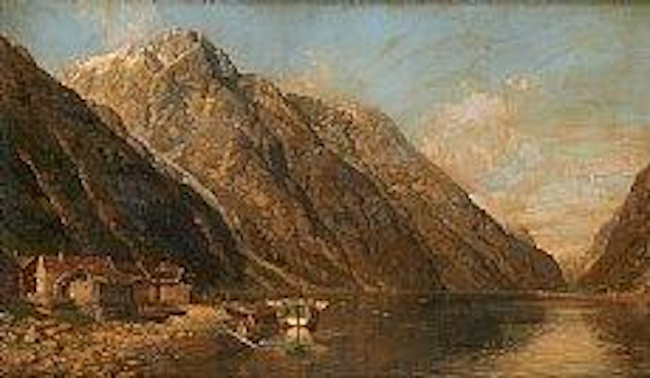 Vue de fjord by Anders Monsen Askevold