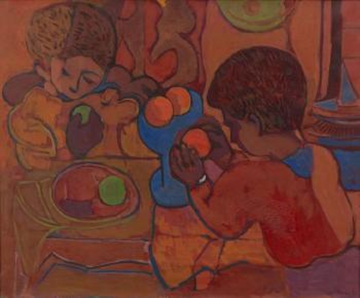 Les deux enfants by Francisco Bores