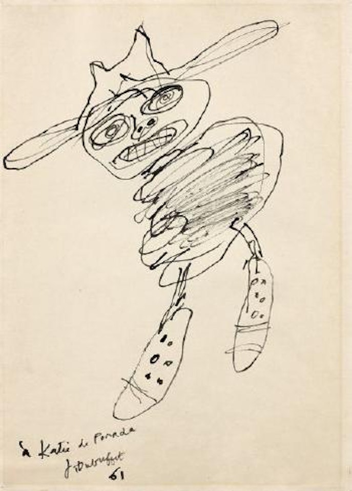 Personnage au chapeau (D29) by Jean Dubuffet