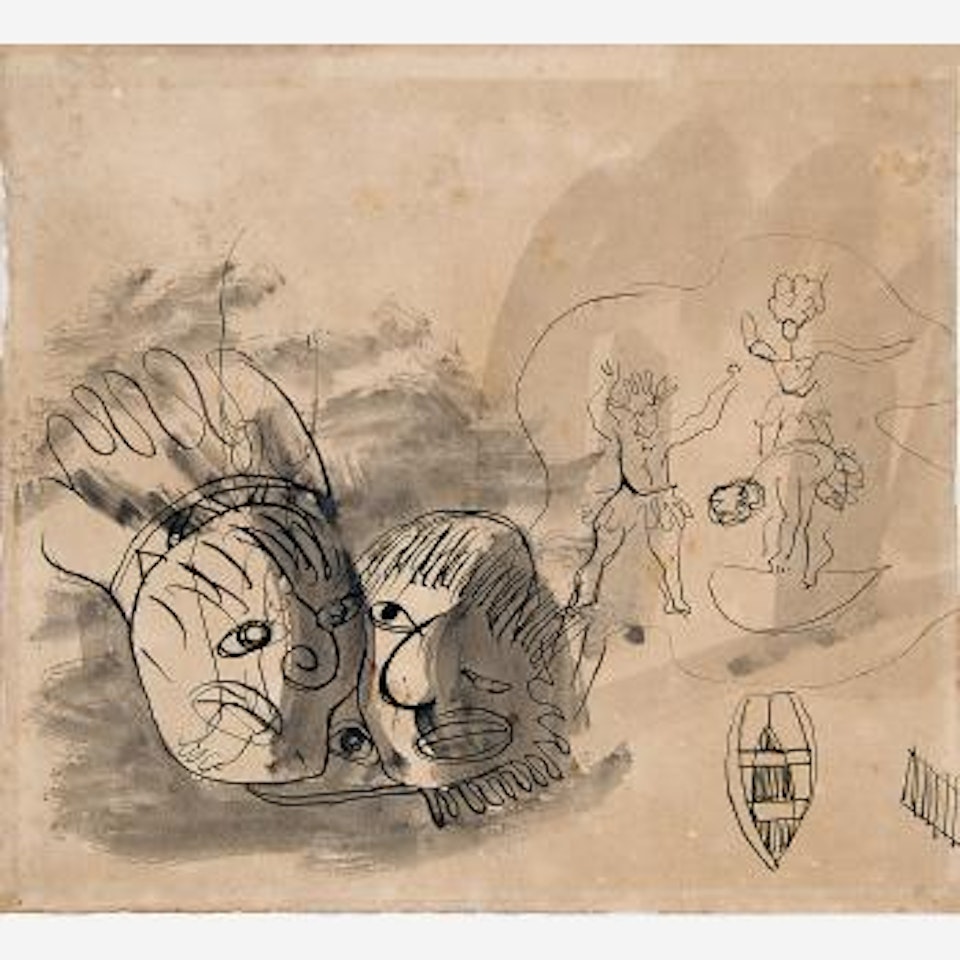 Máscaras ,
1941 by Cándido Portinari