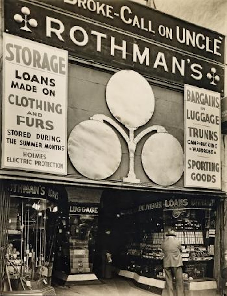 Rothman's Pawn Shop by Berenice Abbott