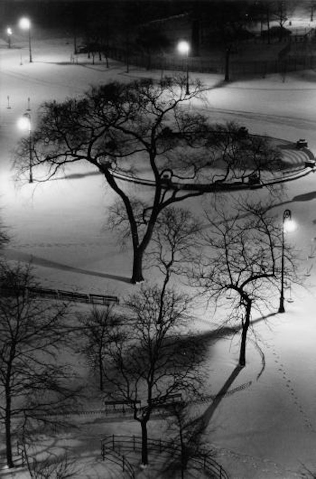 Washington Square Park at Night by André Kertész