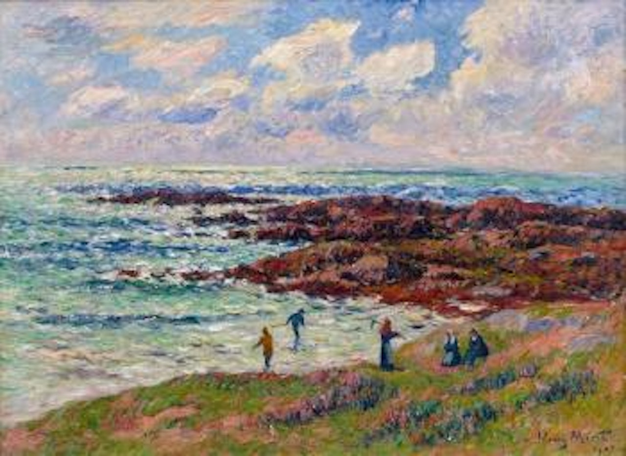 La récolte des goémons à Névez by Henry Moret