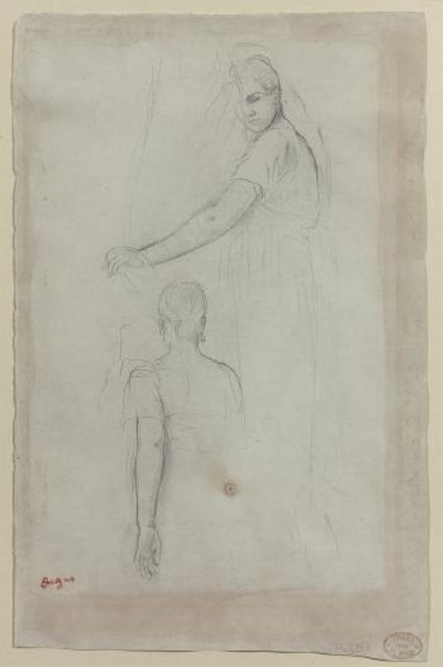 Étude de figures by Edgar Degas