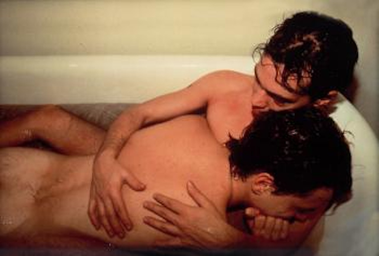 Matt and Lewis In the Tub by Nan Goldin