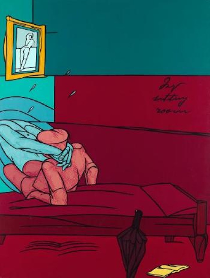 My sitting room by Valerio Adami