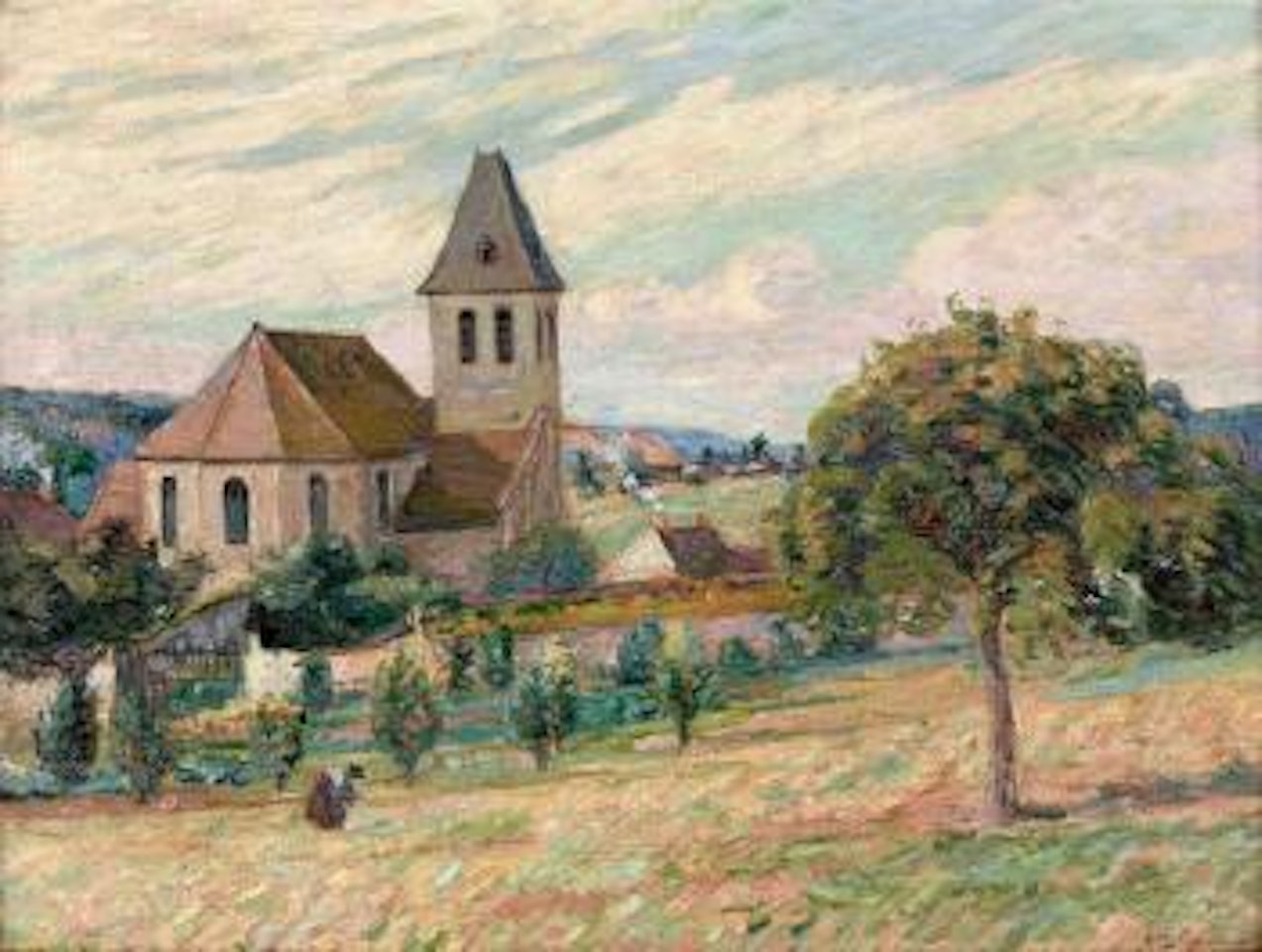 Paysage d’Île-de-France by Armand Guillaumin