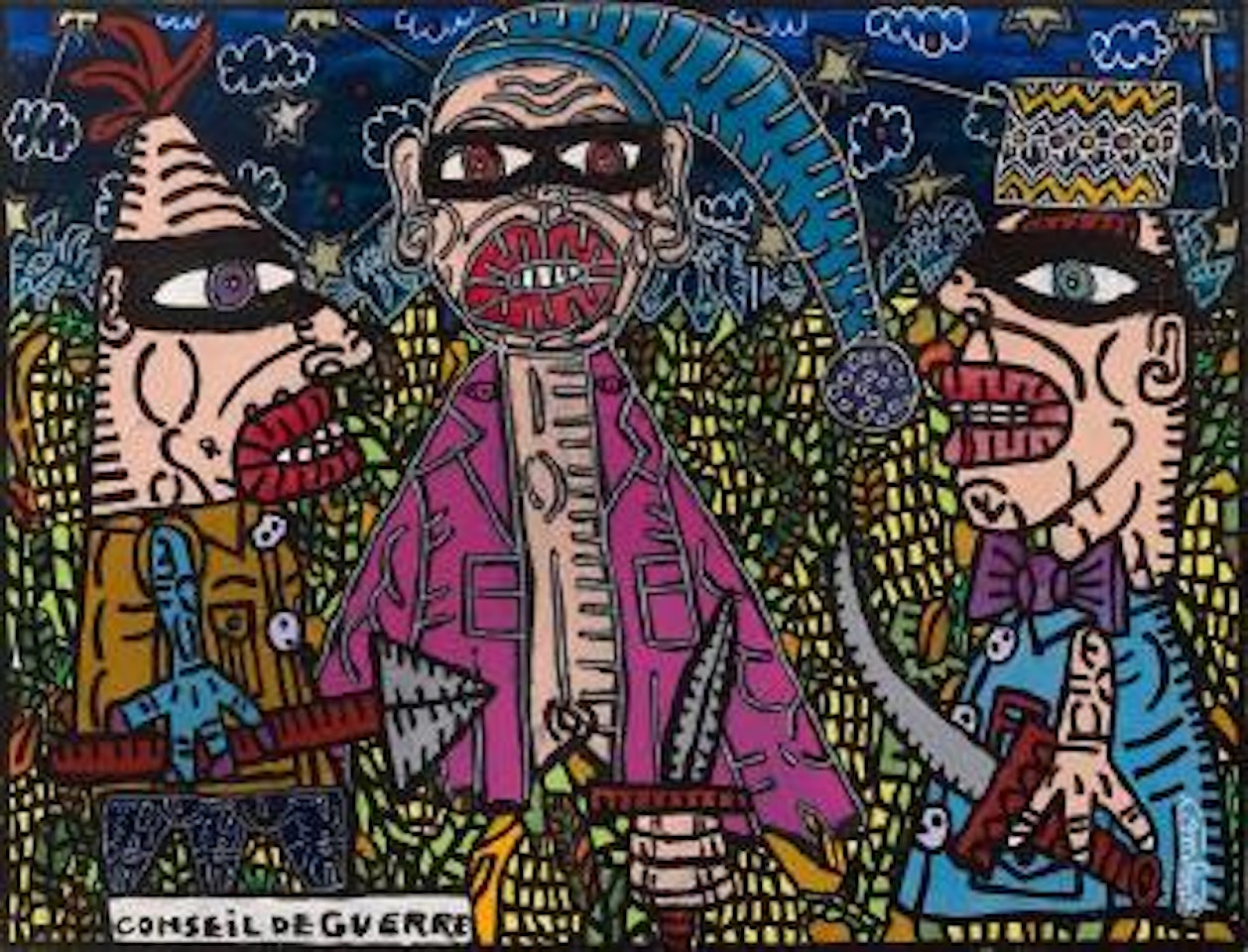 Conseil de guerre by Robert Combas