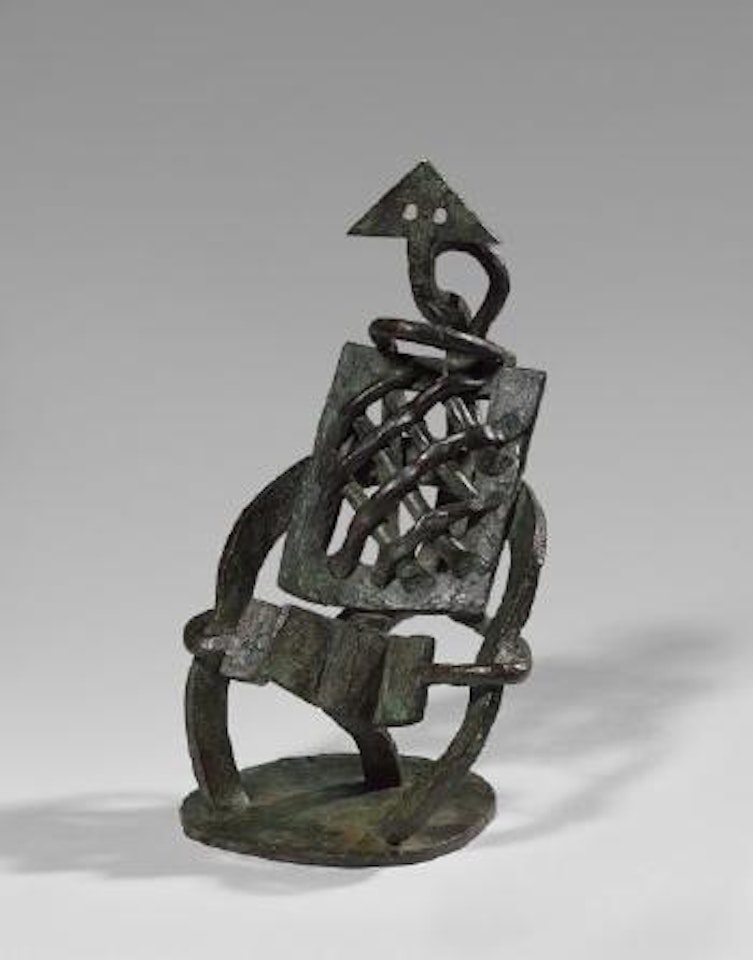 Arlequin à l’accordéon by Jacques Lipchitz