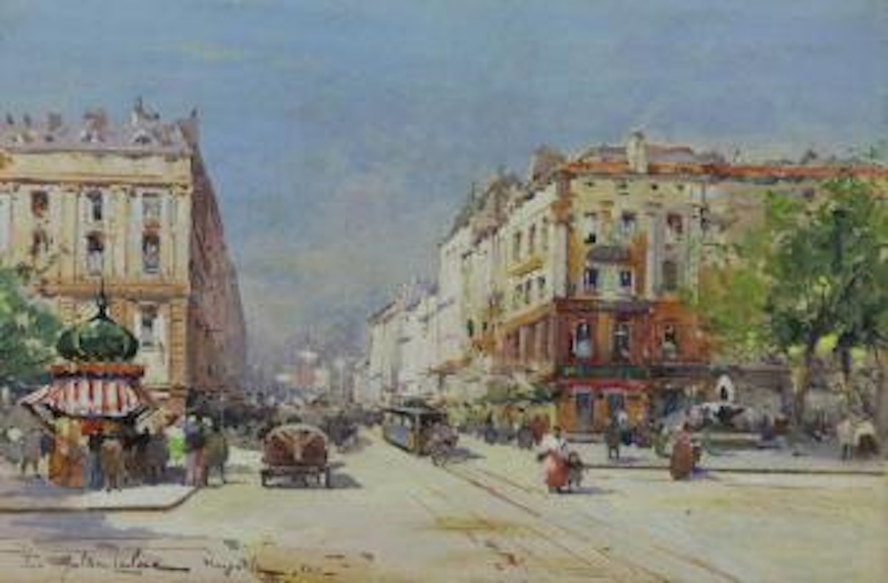Marseille by Eugene Galien-Laloue