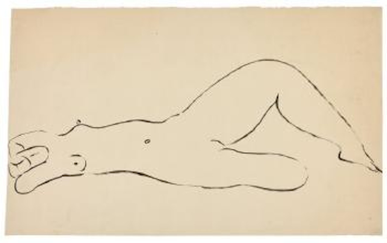 Nu allongé by Sanyu