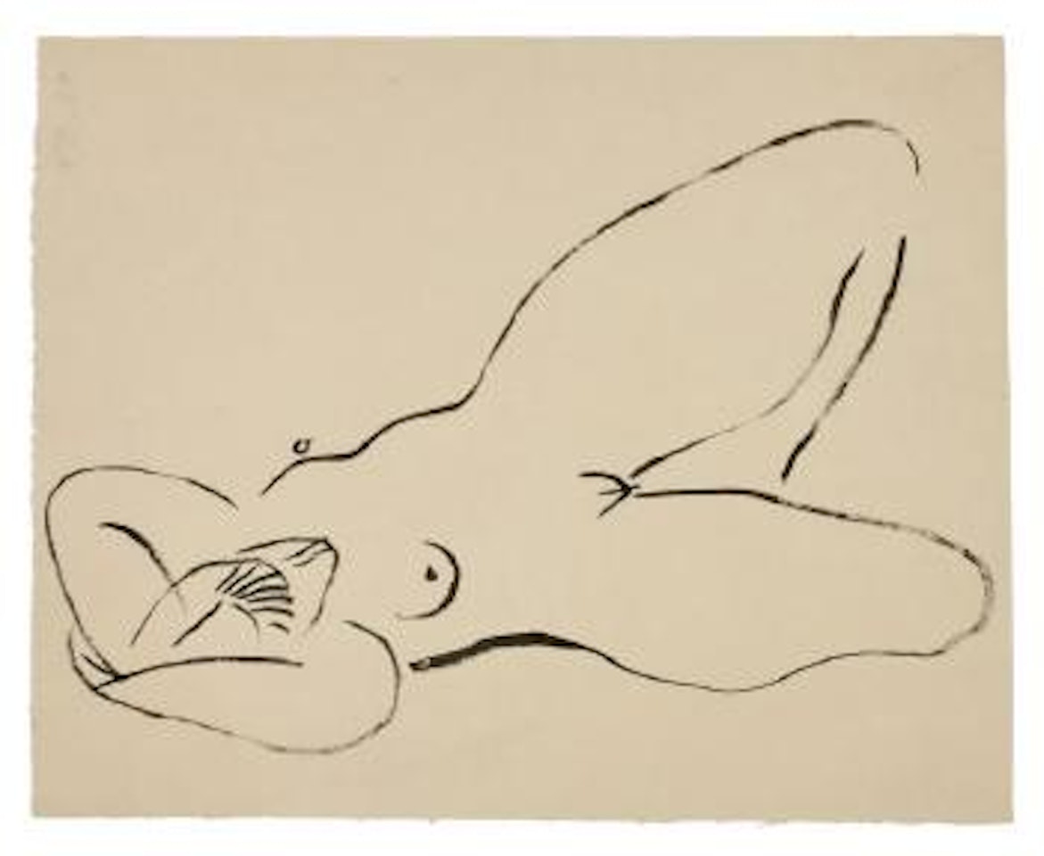 Nu allongé by Sanyu