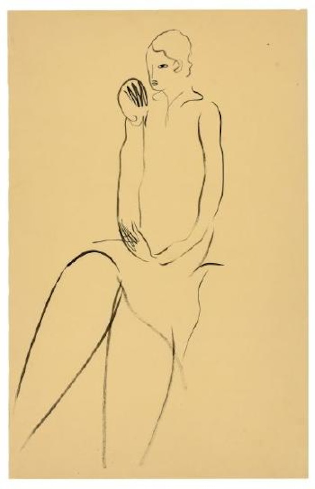 Femme assise by Sanyu