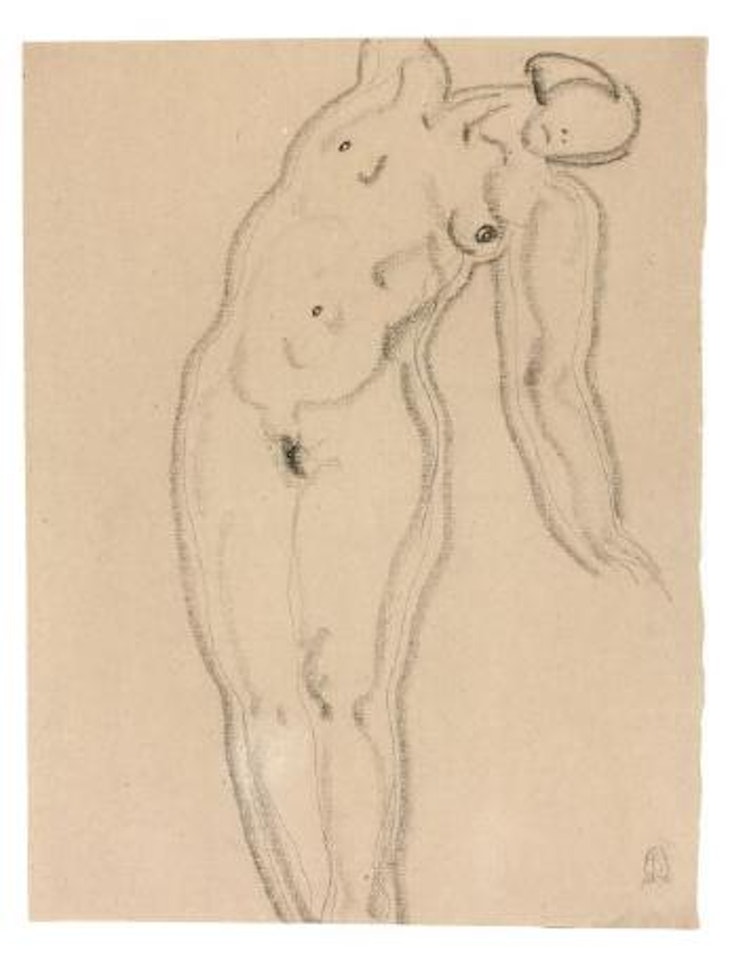 Nu debout penché by Sanyu