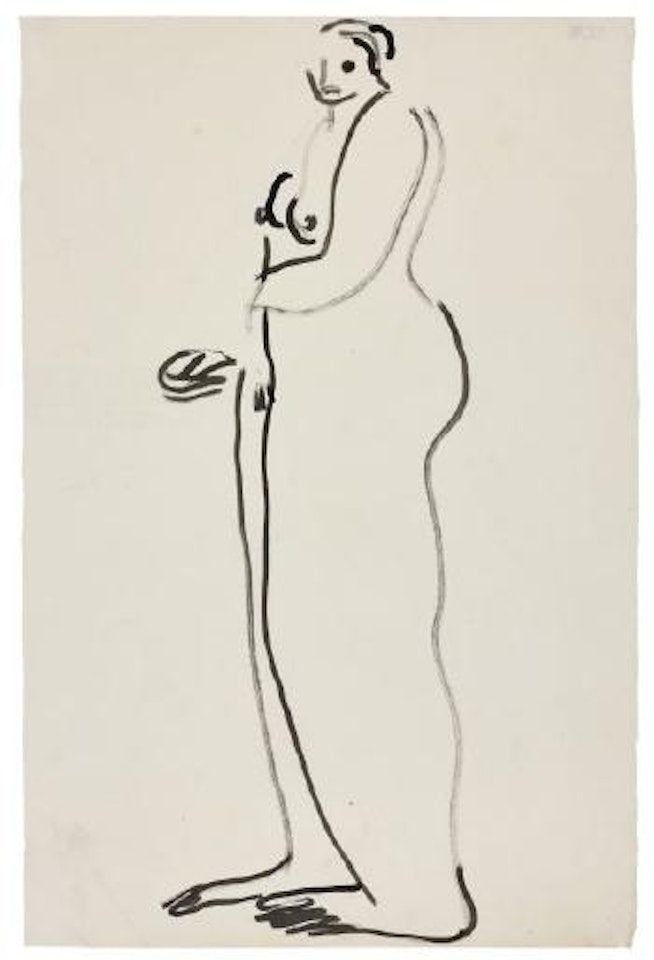 Nu debout by Sanyu