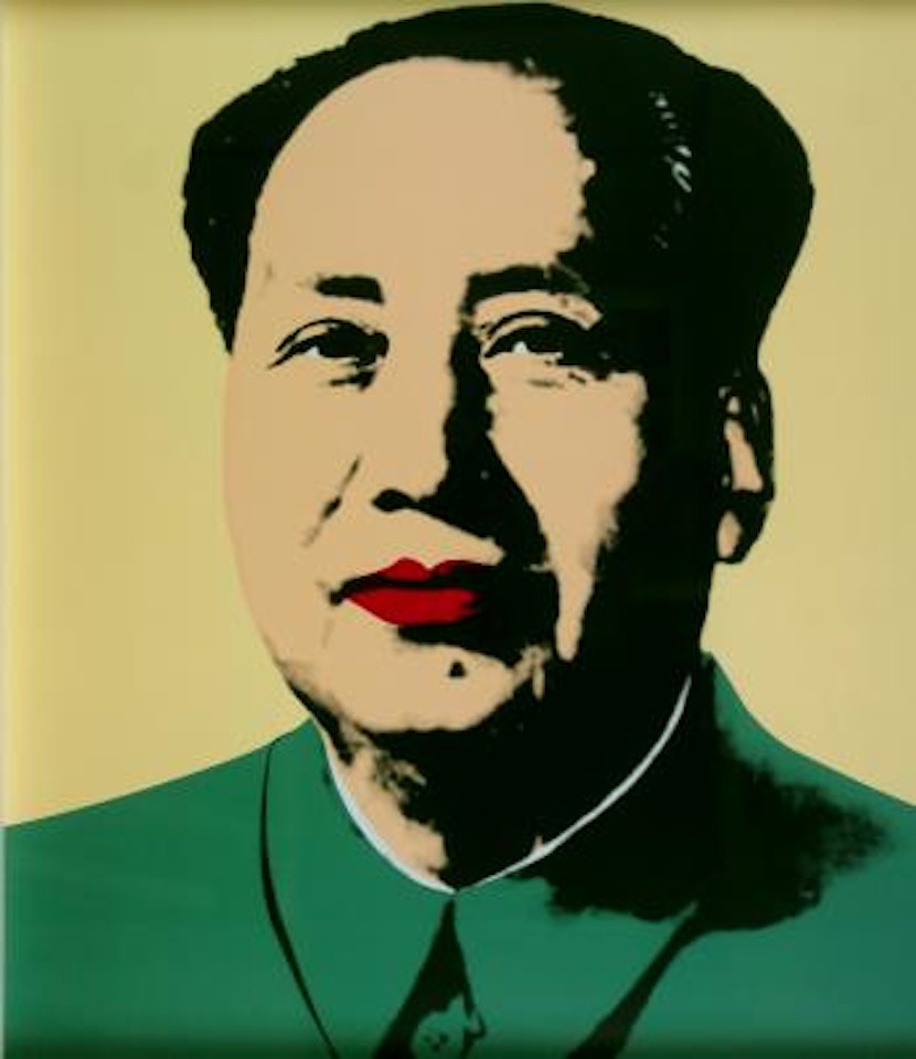 Mao yellow by Andy Warhol
