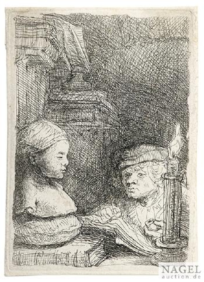 Der Zeichner by Attributed to Rembrandt Harmensz van Rijn