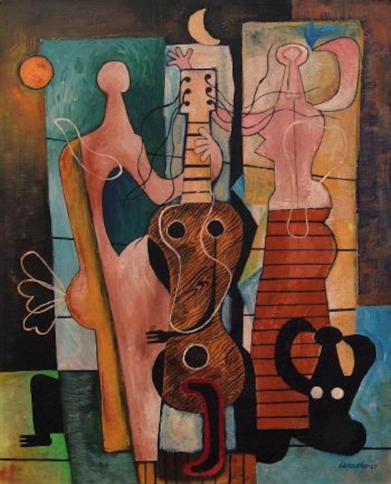 Musicos (Musicians) by Mario Carreno