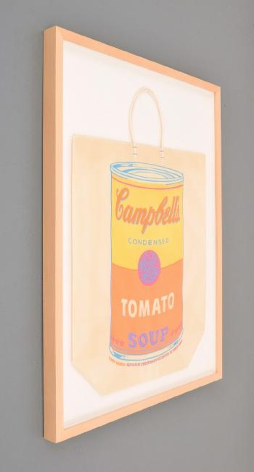 Campbell's soup can shopping bag by Andy Warhol