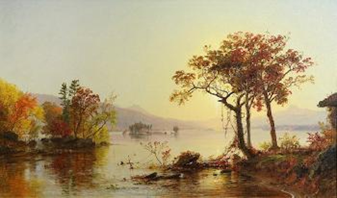 Greenwood Lake, New Jersey by Jasper Francis Cropsey
