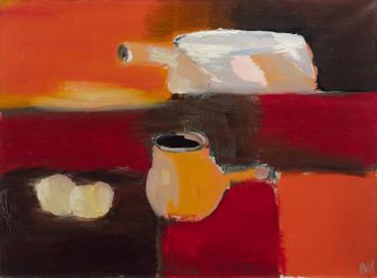 Nature morte au poêlon blanc by Nicolas de Staël