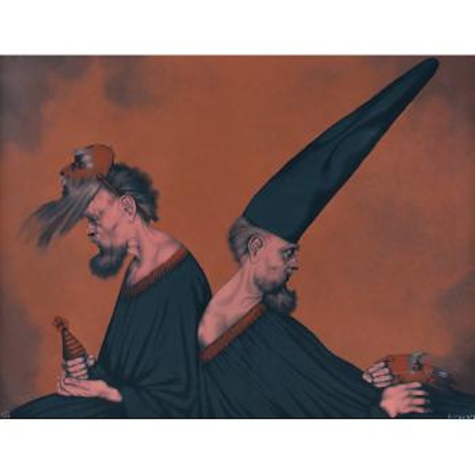 Dos moros by Rafael Coronel