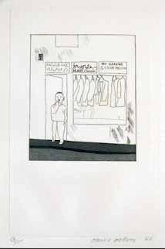 To Remain (from Illustrations from Fourteen Poems for C.P. Cavafy) by David Hockney