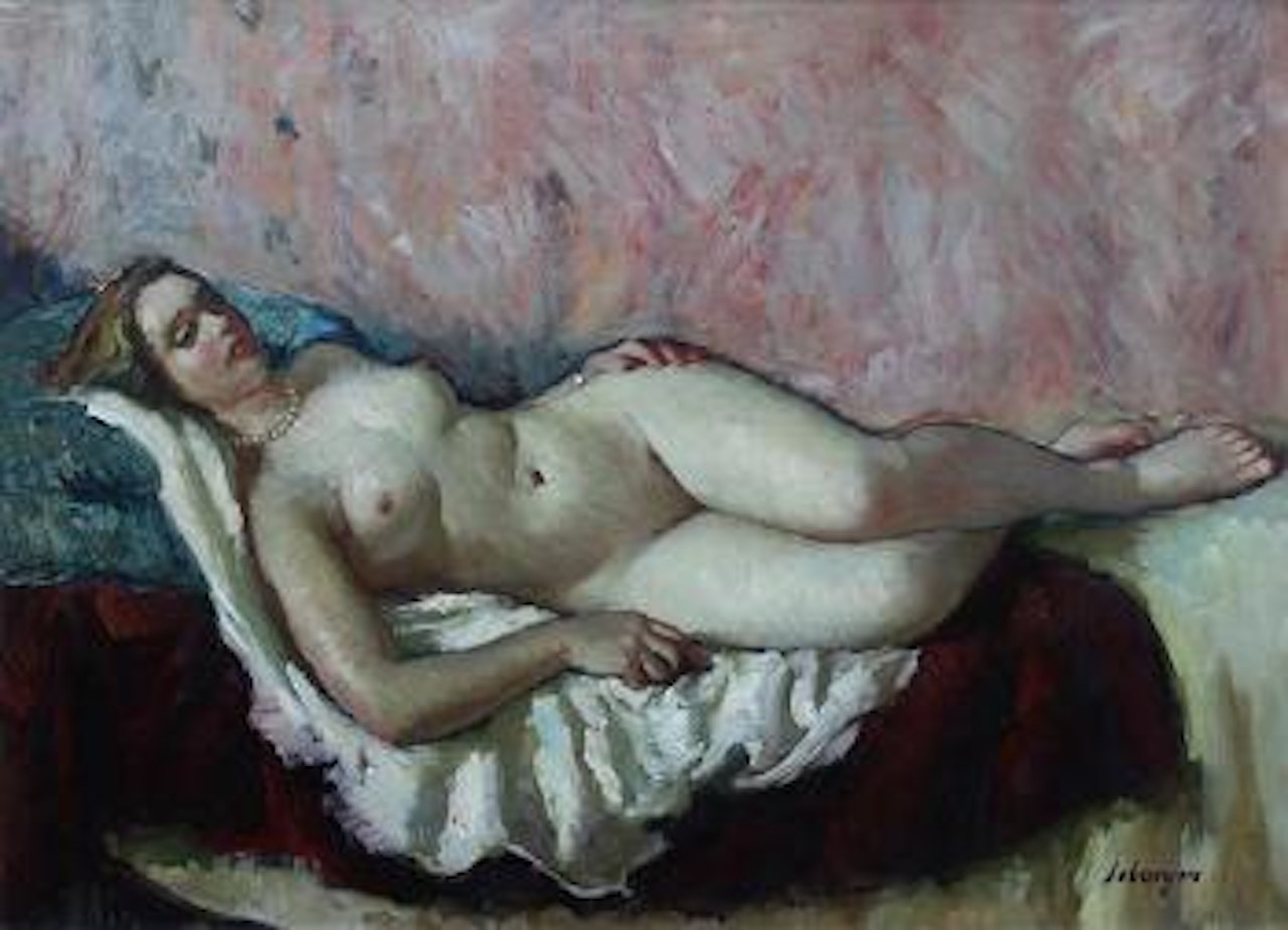 Untitled (Resting Nude) by Henri Lebasque