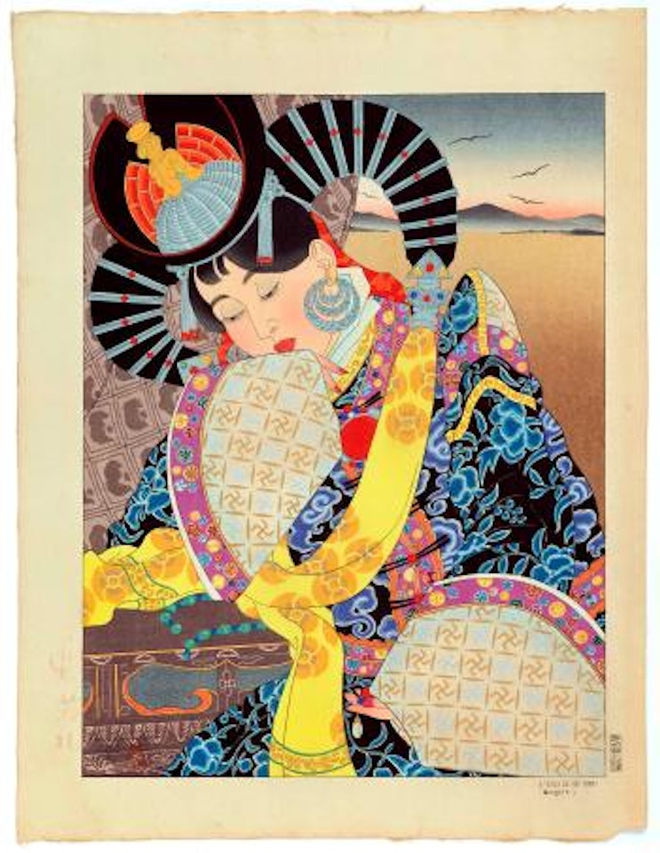 L’Etoile de Cobi - Mongole by Paul Jacoulet