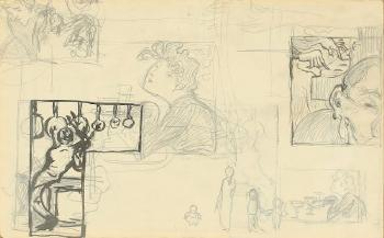 Feuille de Croquis for le Petite Solfege by Pierre Bonnard