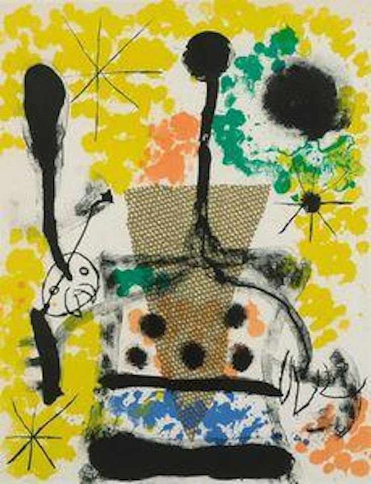 Blatt 4 aus: 'Album 19' by Joan Miró