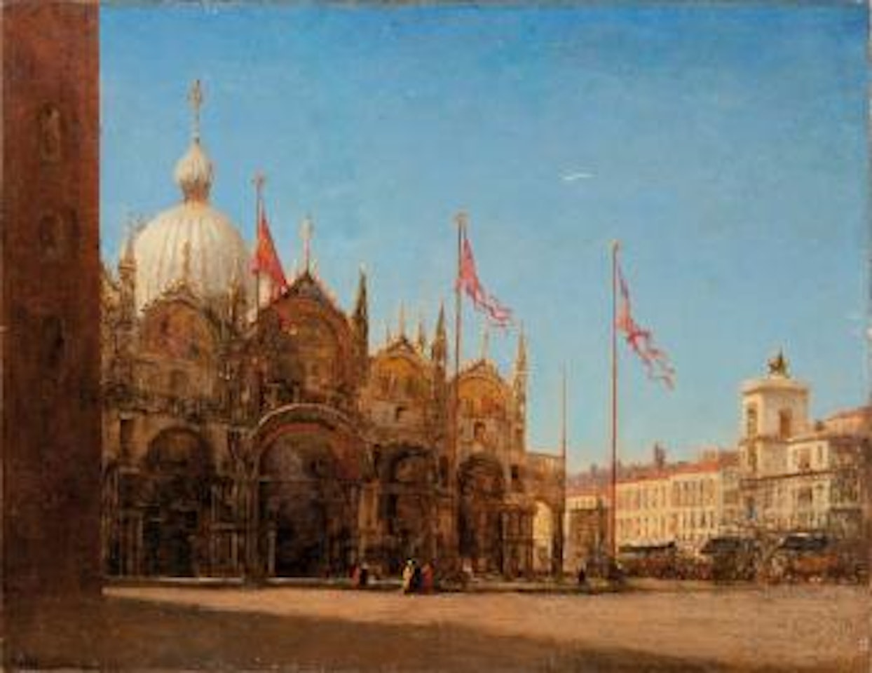 Basilique San Marco à Venise by Félix Ziem