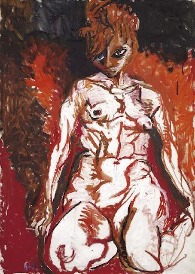 Nudo rosso by Renato Guttuso