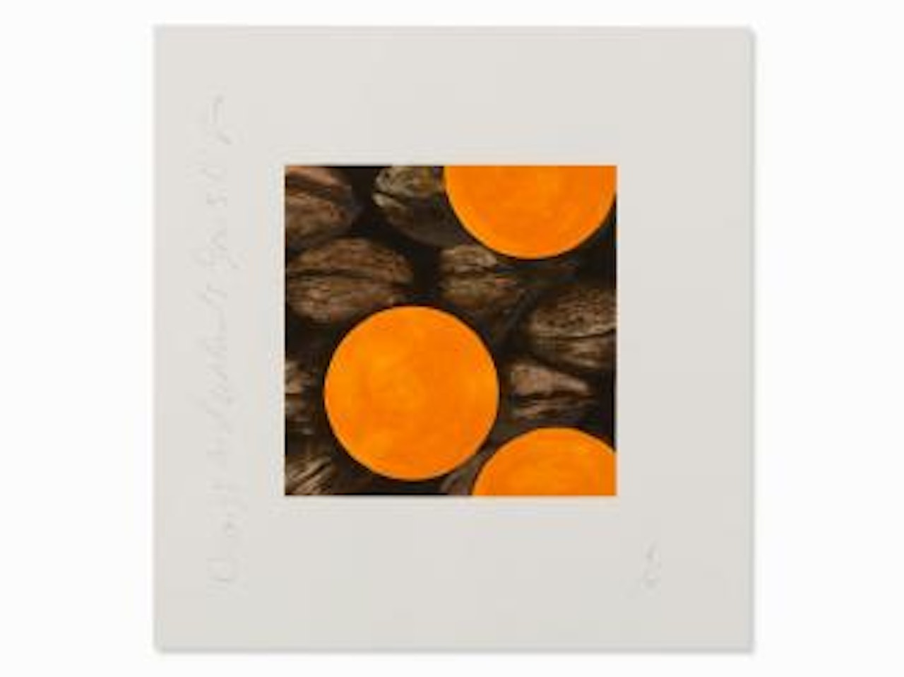 Oranges and Walnuts by Donald Sultan