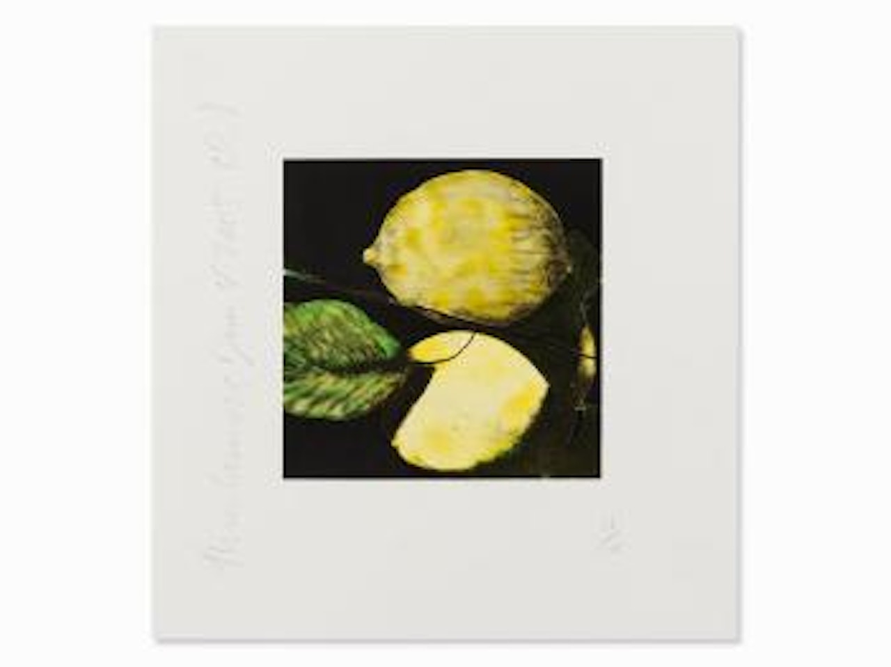 Three Lemons by Donald Sultan